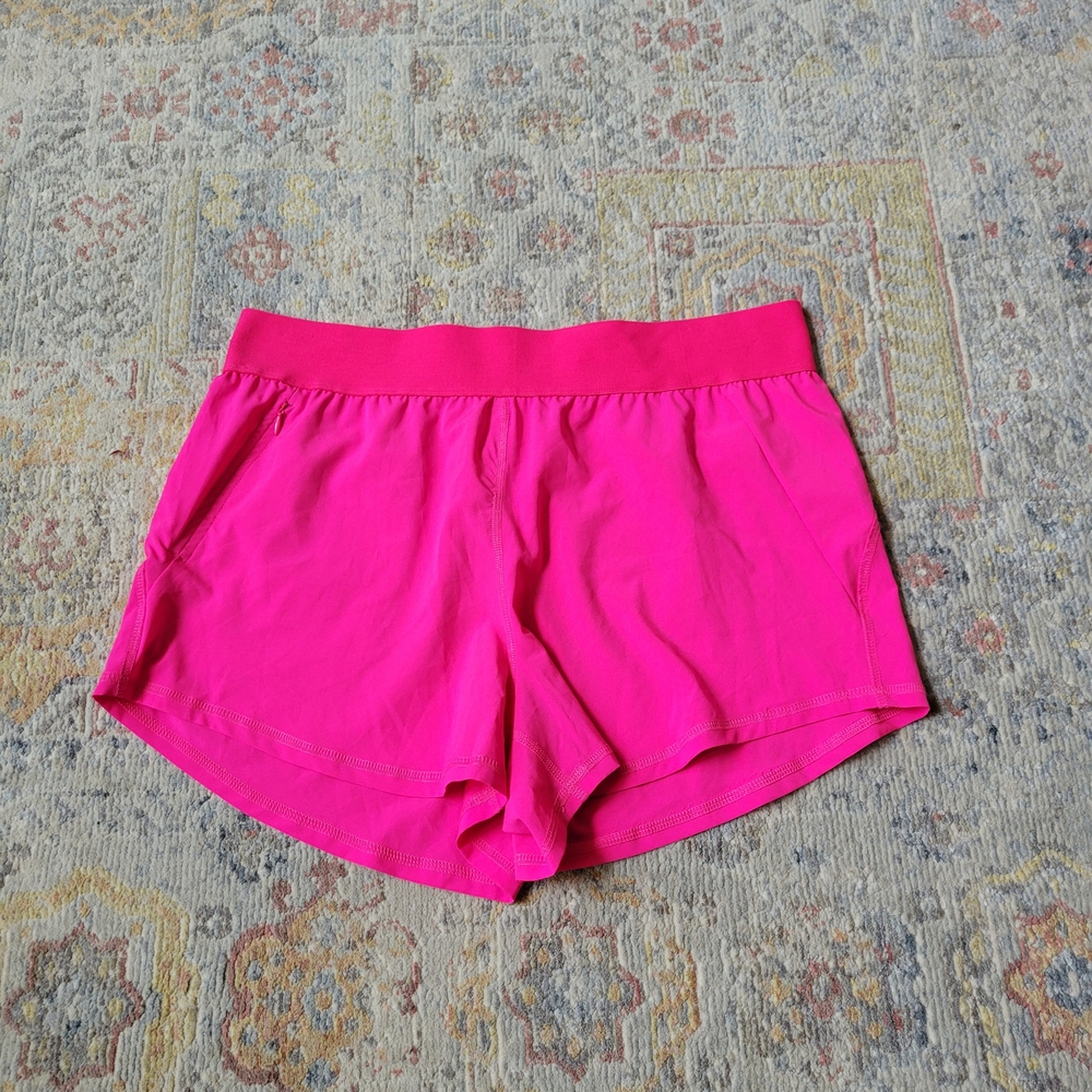 Cycle House Bright Pink Women's Athletic Shorts Size Large